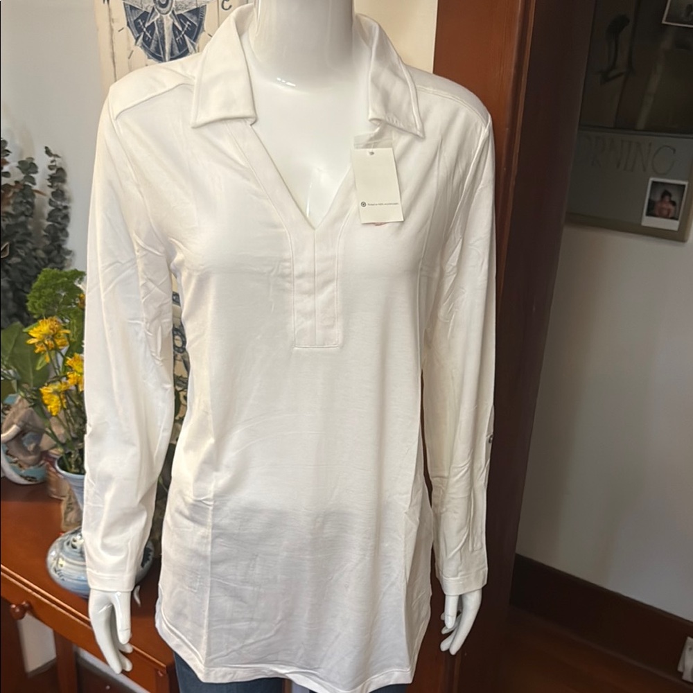 NWT northern reflections size small Women's White Long Sleeve Top